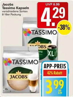 WEZ Jacobs Tassimo Kapseln Angebot