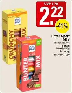 WEZ Ritter Sport Mini Angebot