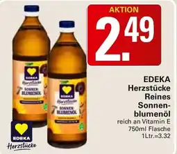 WEZ EDEKA Herzstücke Reines Sonnenblumenöl Angebot