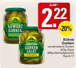 WEZ Kühne Gurken Angebot