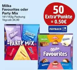 WEZ Milka Favourites oder Party Mix Angebot