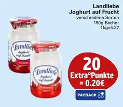 WEZ Landliebe Joghurt auf Frucht Angebot