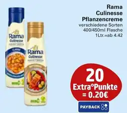 WEZ Rama Culinesse Pflanzencreme Angebot