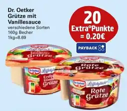 WEZ Dr. Oetker Grütze mit Vanillesauce Angebot