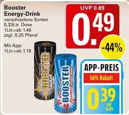 WEZ Booster Energy-Drink Angebot
