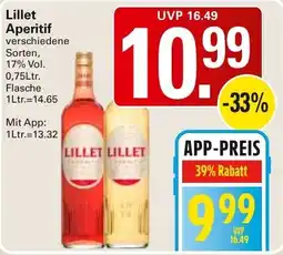 WEZ Lillet Aperitif Angebot