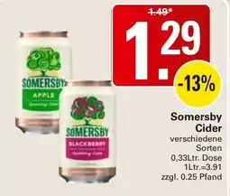 WEZ Somersby Cider Angebot