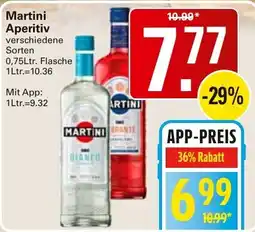 WEZ Martini Aperitiv Angebot