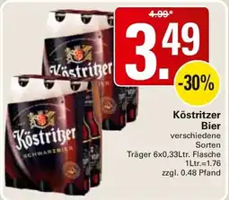 WEZ Köstritzer Bier Angebot