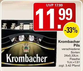 WEZ Krombacher Pils Angebot