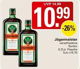 WEZ Jägermeister Angebot