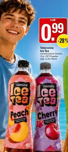 WEZ Valensina Ice Tea Angebot