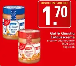 WEZ Gut & Günstig Erdnusscreme Angebot