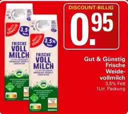 WEZ Gut & Günstig Frische Weide-vollmilch Angebot