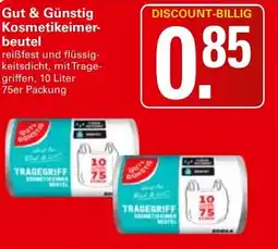 WEZ Gut & Günstig Kosmetikheimerbeutel Angebot