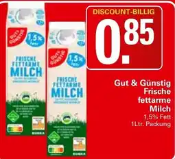 WEZ Gut & Günstig Frische fettarme Milch Angebot