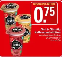 WEZ cold latte Angebot