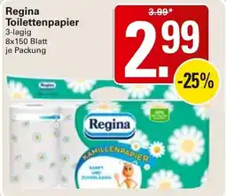 WEZ Regina Toilettenpapier Angebot