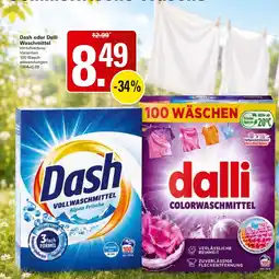 WEZ Dash Vollwaschmittel Angebot