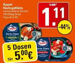 WEZ Appel Heringsfilets Angebot