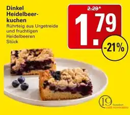 WEZ Dinkel Heidelbeer-Kuchen Angebot