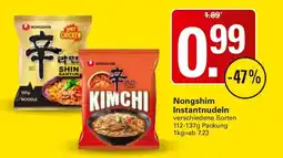 WEZ Nongshim Instantnudeln Angebot