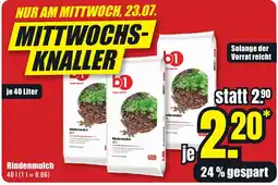 B1 Discount Baumarkt b1 Rindenmulch Angebot