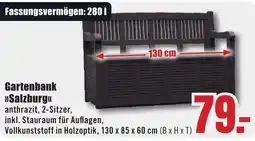 B1 Discount Baumarkt Gartenbank »Salzburg« anthrazit, 2-Sitzer Angebot