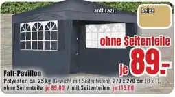 B1 Discount Baumarkt Falt-Pavillon Angebot