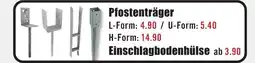 B1 Discount Baumarkt Pfostenträger L-Form Angebot