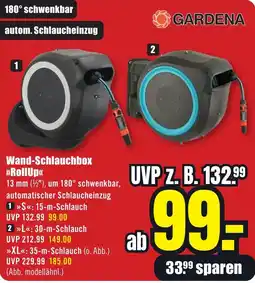 B1 Discount Baumarkt GARDENA Wand-Schlauchbox »RollUp« Angebot
