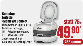 B1 Discount Baumarkt Mobil WC Deluxe Angebot