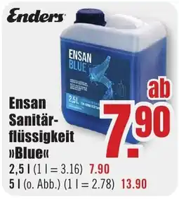 B1 Discount Baumarkt Enders Ensan Sanitär-flüssigkeit »Blue« Angebot