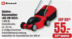 B1 Discount Baumarkt Einhell Elektro-Rasenmäher »GC-EM 1032« Angebot