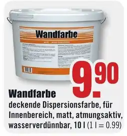 B1 Discount Baumarkt Wandfarbe Angebot