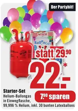 B1 Discount Baumarkt PARTY FACTORY Helium-Ballongas Angebot