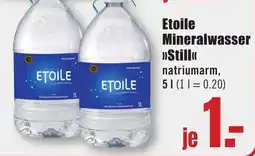B1 Discount Baumarkt Etoile Mineralwasser »Still« Angebot