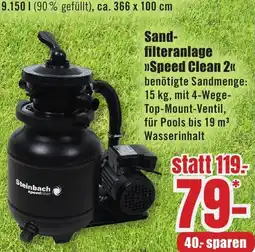 B1 Discount Baumarkt Sandfilteranlage »Speed Clean 2« Angebot