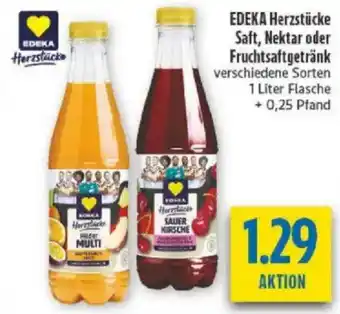 diska EDEKA Herzstücke Saft, Nektar oder Fruchtsaftgetränk Angebot