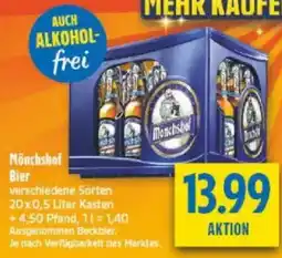 diska Mönchshof Bier Angebot