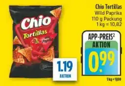 diska Chio Tortillas Wild Paprika Angebot