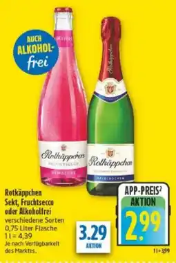 diska Rotkäppchen Sekt, Fruchtsecco oder Alkoholfrei Angebot