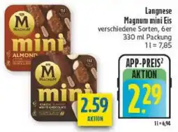 diska Langnese Magnum mini Eis Angebot