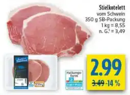 diska Stielkotelett vom Schwein Angebot
