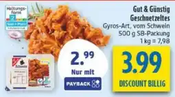 diska Schwalm Geschnetzeltes Gyros-Art, vom Schwein Angebot