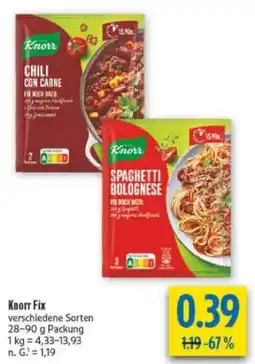 diska Knorr Fix Angebot