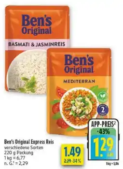 diska Ben's Original Express Reis Angebot