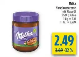 diska Milka Haselnusscreme Angebot
