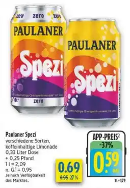 diska Paulaner Spezi Angebot