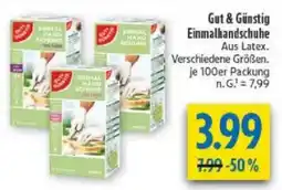 diska Gut & Günstig Einmalhandschuhe Angebot